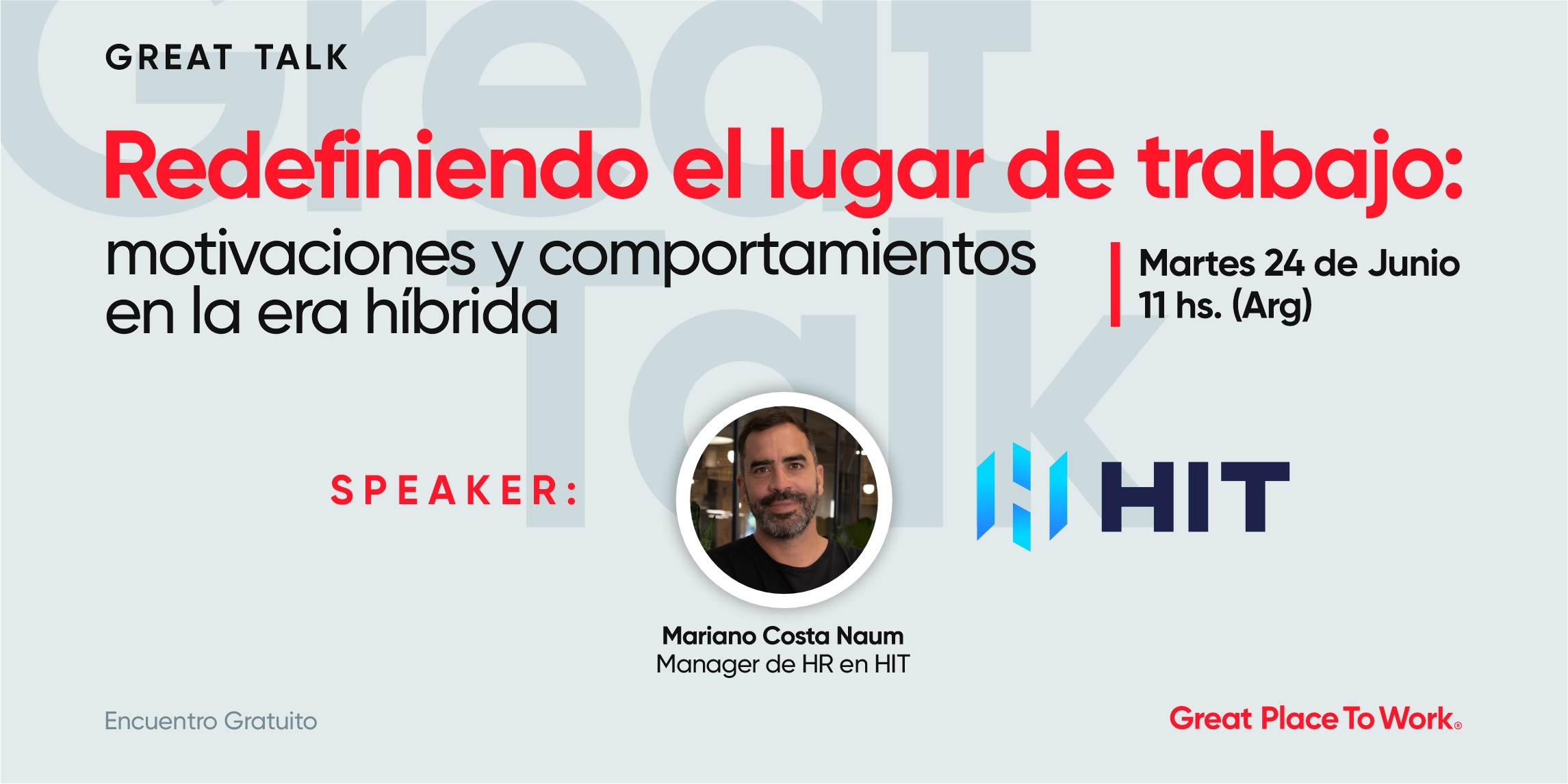 Great Talk | Redefiniendo el lugar de trabajo: motivaciones y comportamientos en la era híbrida