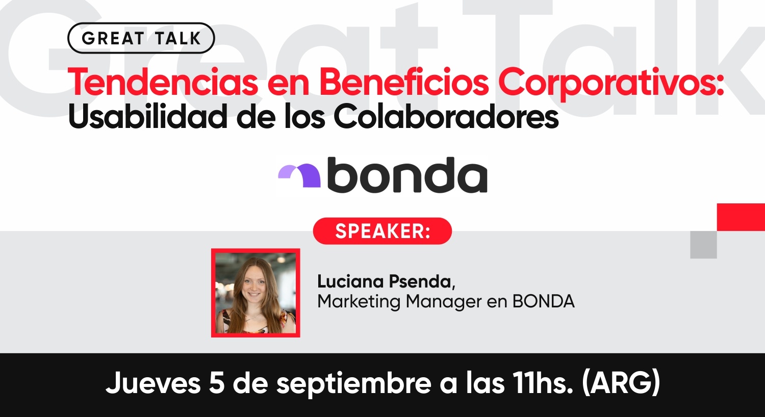 Great Talk | Tendencias en Beneficios Corporativos: Usabilidad de los Colaboradores