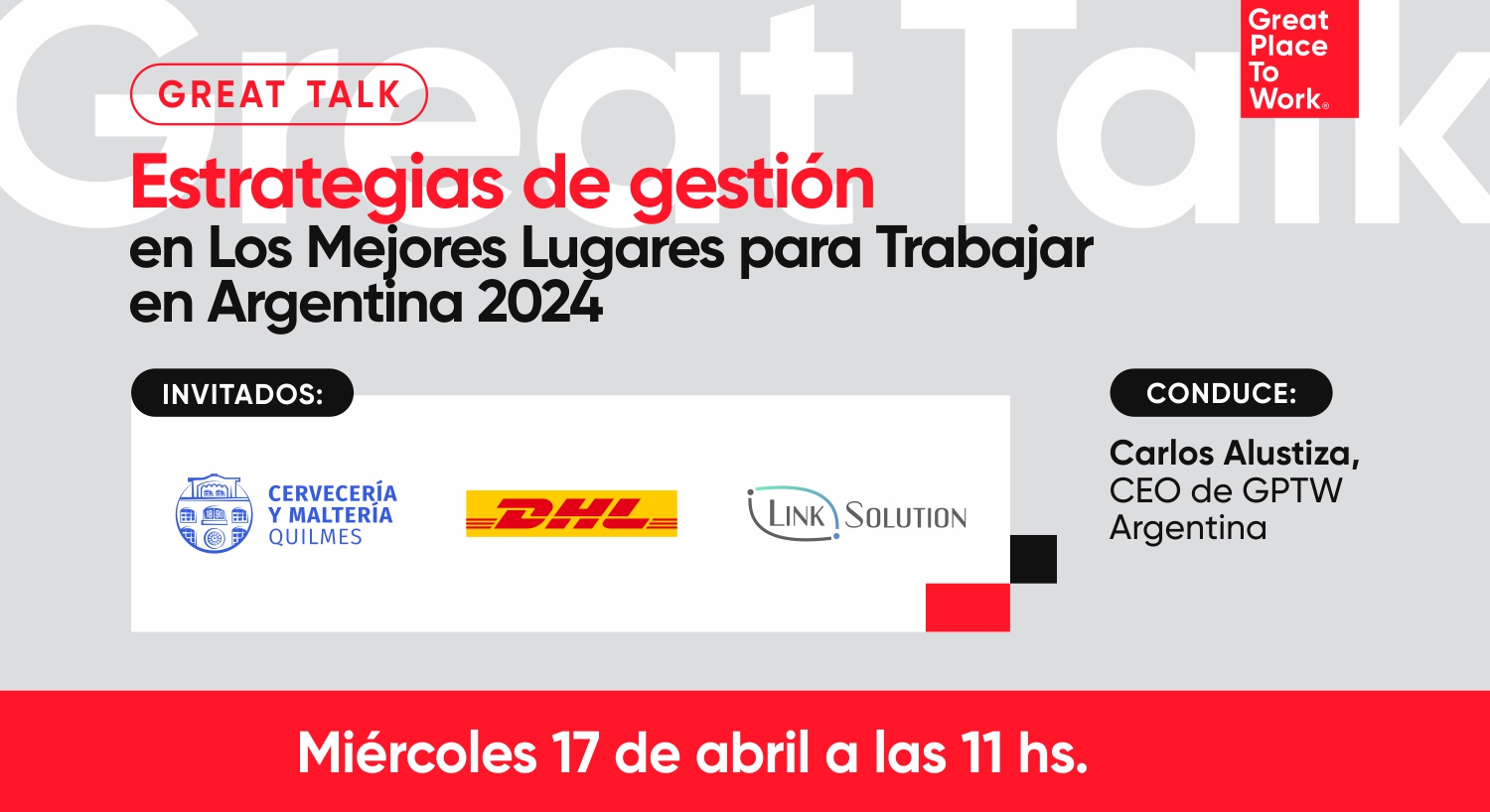Great Talk | Estrategias de gestión en Los Mejores Lugares para Trabajar en Argentina 2024