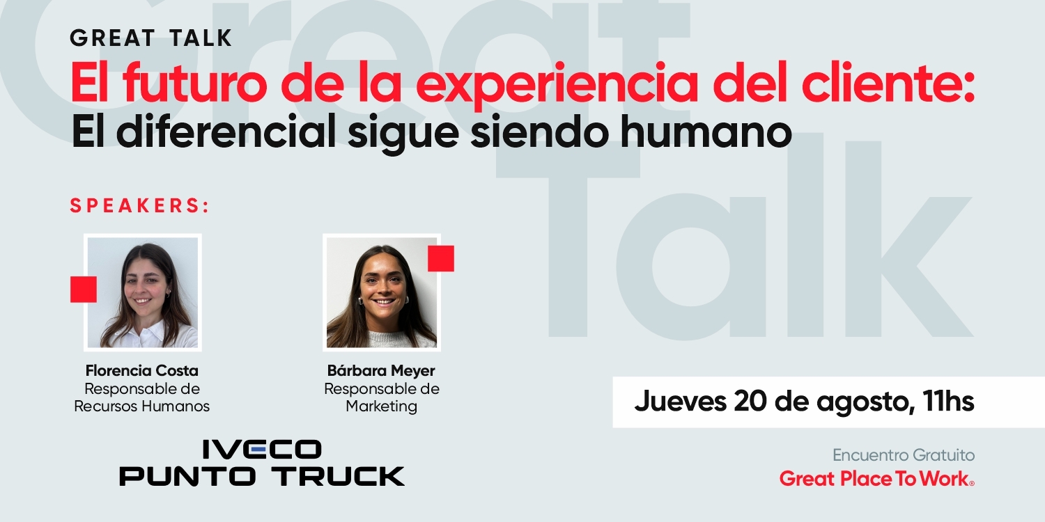 Great Talk | El futuro de la experiencia del cliente: El diferencial sigue siendo humano
